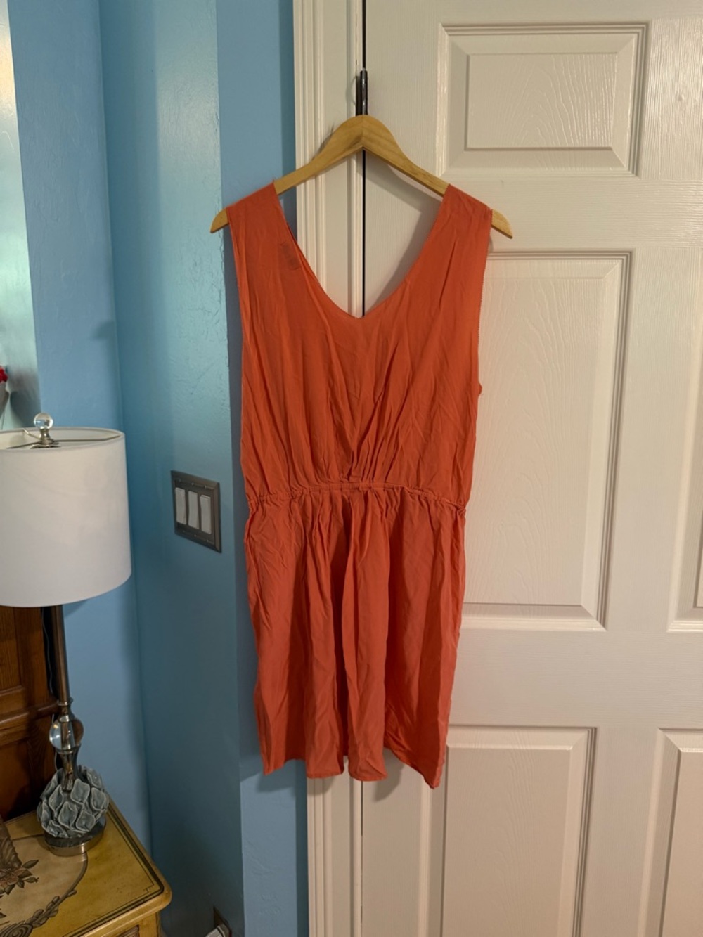 Joie salmon 100% silk dress sz. M
